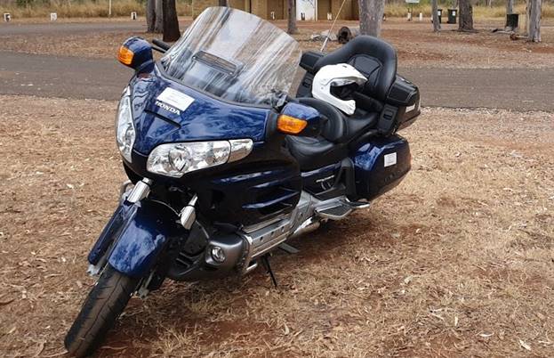 2007 Honda Goldwing GL1800 touring hire motorcycle
