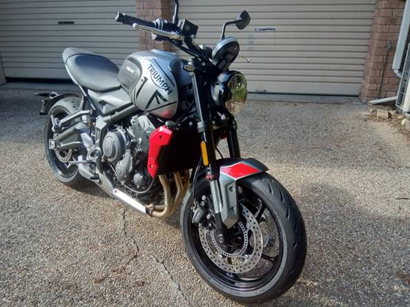 2021 Triumph Trident 660 LAMS hire motorcycle