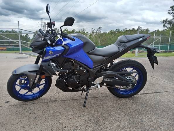 2020 Yamaha MT03 LAMS hire motorcycle