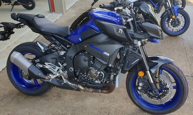 2019 Yamaha MT10 premium non-LAMS hire motorcycle
